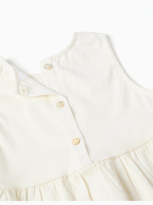 Blusa senza maniche in cotone con ricamo inglese - Kiabi