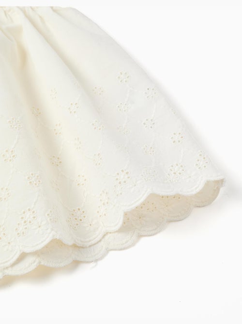 Blusa senza maniche in cotone con ricamo inglese - Kiabi