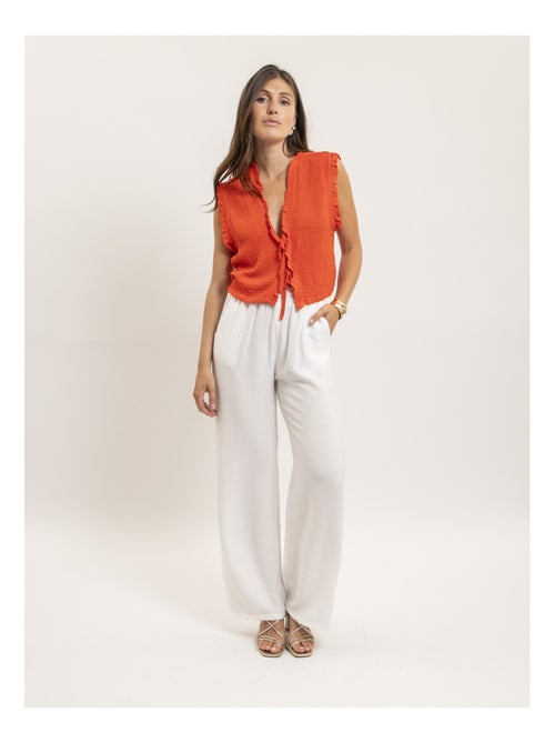 Blusa senza maniche smock OZAKIA - Kiabi