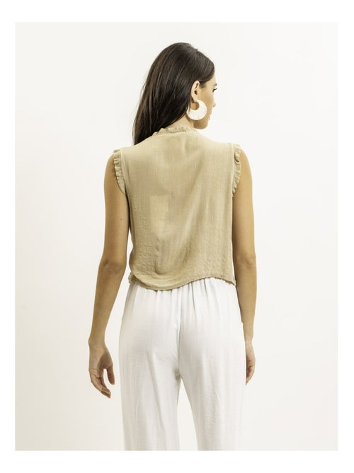 Blusa senza maniche smock OZAKIA - Kiabi