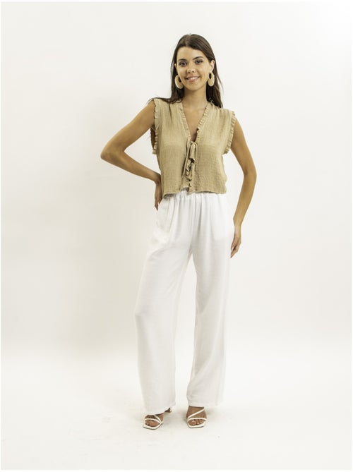 Blusa senza maniche smock OZAKIA - Kiabi