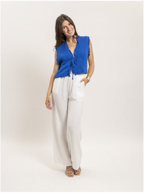 Blusa senza maniche smock OZAKIA - Kiabi