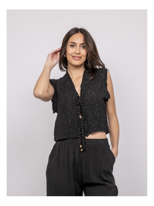 Blusa senza maniche smock OZAKIA - Kiabi