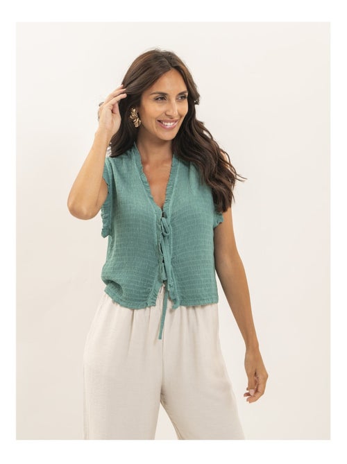 Blusa senza maniche smock OZAKIA - Kiabi