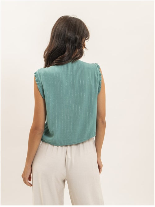 Blusa senza maniche smock OZAKIA - Kiabi