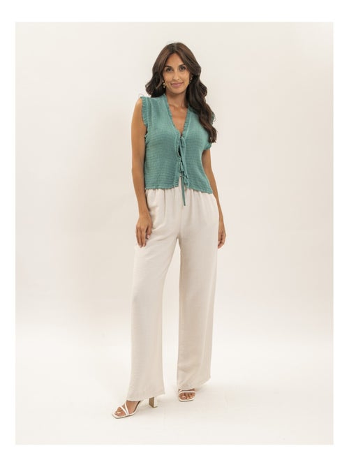 Blusa senza maniche smock OZAKIA - Kiabi