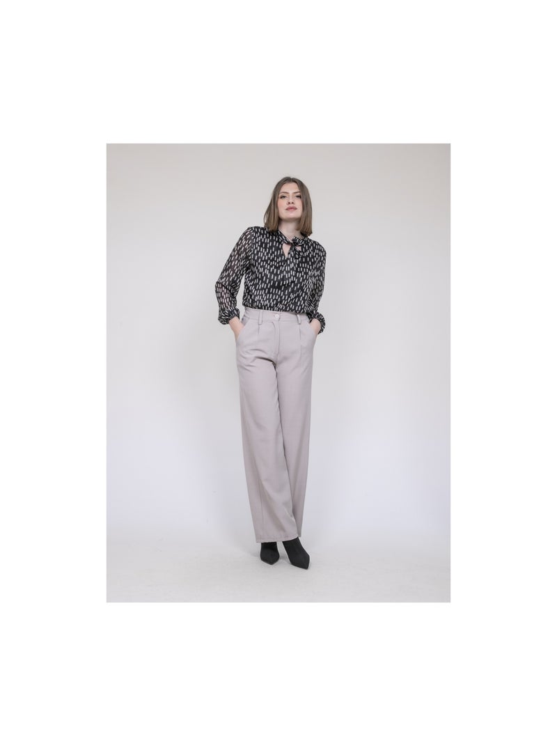 Blusa stampata ODIVINE Nero - Kiabi