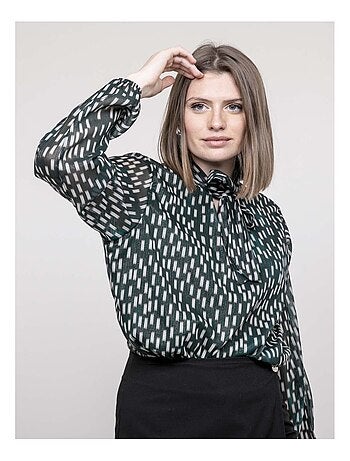 Blusa stampata ODIVINE