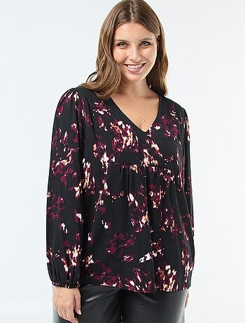 Blusa stampata 'Only Carmakoma'