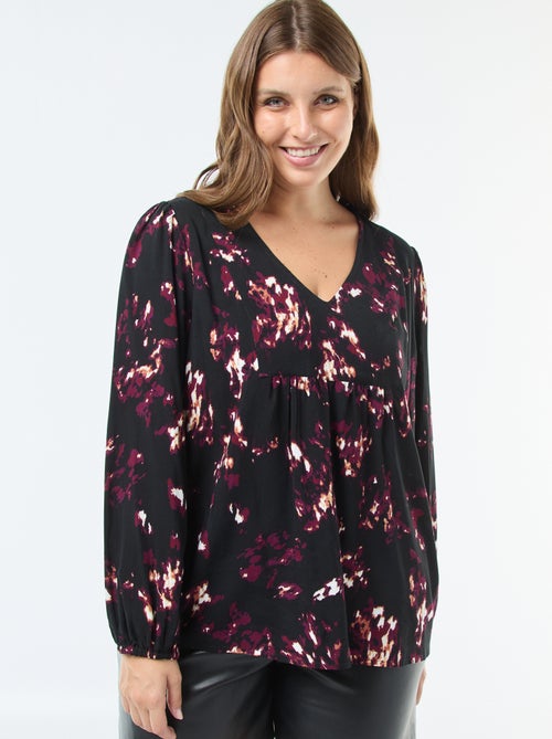 Blusa stampata 'Only Carmakoma' - Kiabi