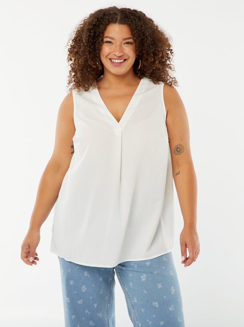 CCOOfhhc Canotta Estiva Da Donna, Sexy, Senza Spalline, Senza Maniche - Foto 5