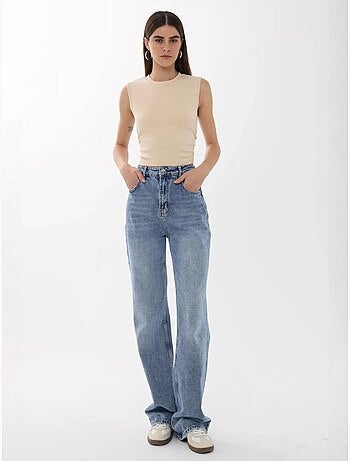 Blusa tinta unita con dettagli arricciati hiccup