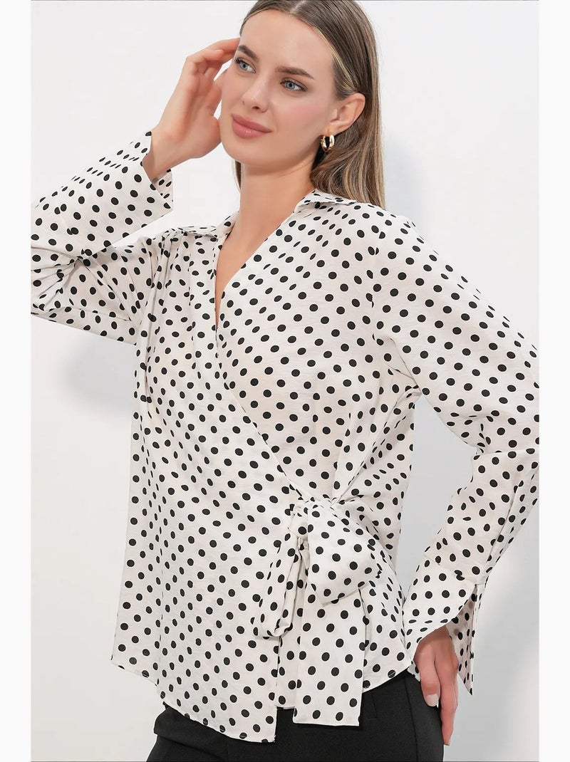 Blusa viscosa nylon bdart Bianco sporco - Kiabi