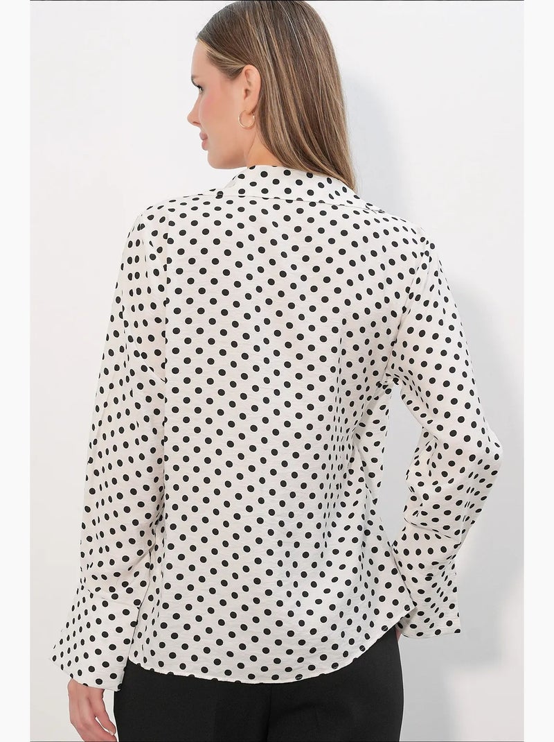 Blusa viscosa nylon bdart Bianco sporco - Kiabi