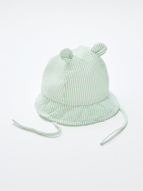 Bob a righe con piccole orecchie - Kiabi