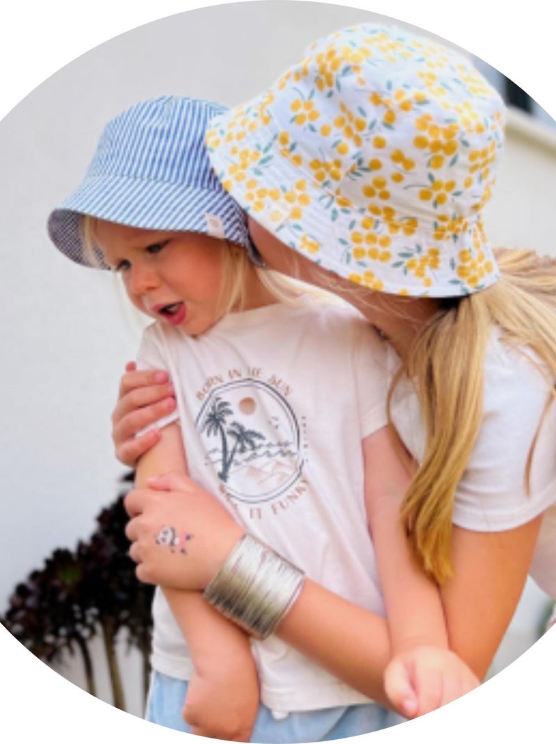 Bob Bob cœurs unisex bambino Isotoner Blu - Kiabi
