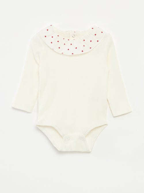 Body a coste con colletto - Kiabi