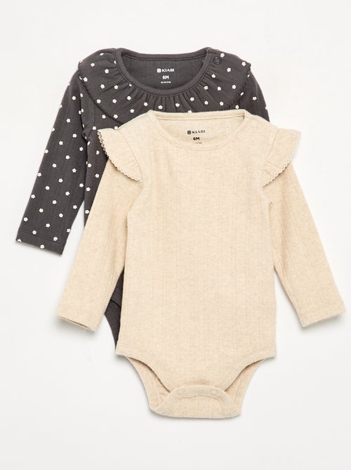 Body a fantasia con colletto - Kiabi Body a fantasia con colletto - Kiabi