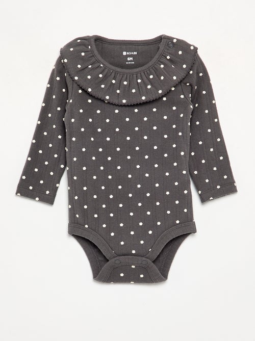 Body a fantasia con colletto - Kiabi Body a fantasia con colletto - Kiabi