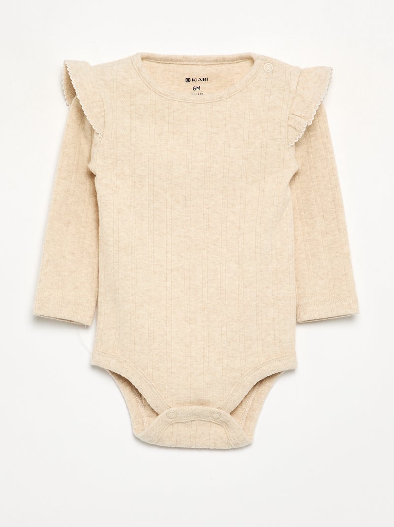 Body a fantasia con colletto Grigio - Kiabi