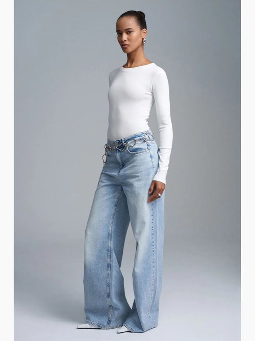 Body a jersey slim fit con scollo a girocollo dilvin - Kiabi