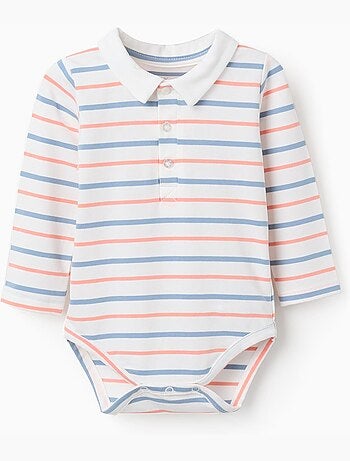 Body a manica lunga a righe