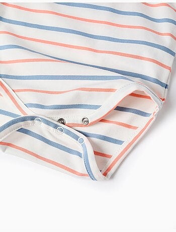 Body a manica lunga a righe