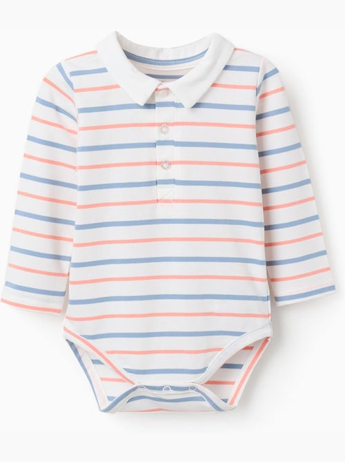 Body a manica lunga a righe - Kiabi