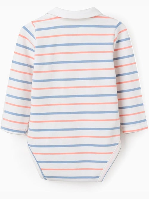 Body a manica lunga a righe - Kiabi