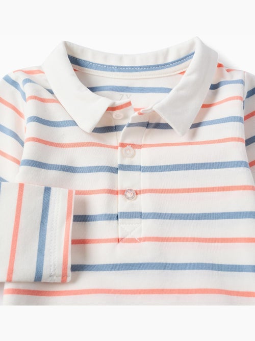 Body a manica lunga a righe - Kiabi