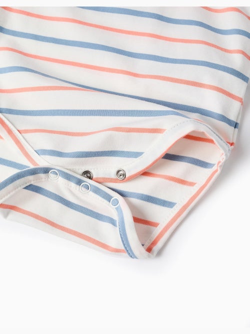 Body a manica lunga a righe - Kiabi