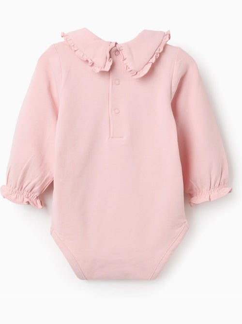 Body a manica lunga con colletto arricciato - Kiabi