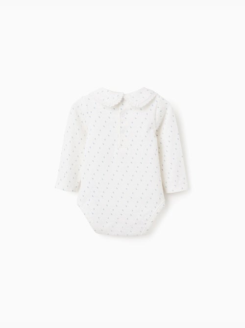 Body a manica lunga con motivo foglia - Kiabi