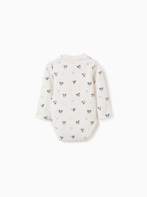 Body a manica lunga con motivo Mickey - Kiabi Body a manica lunga con motivo Mickey - Kiabi