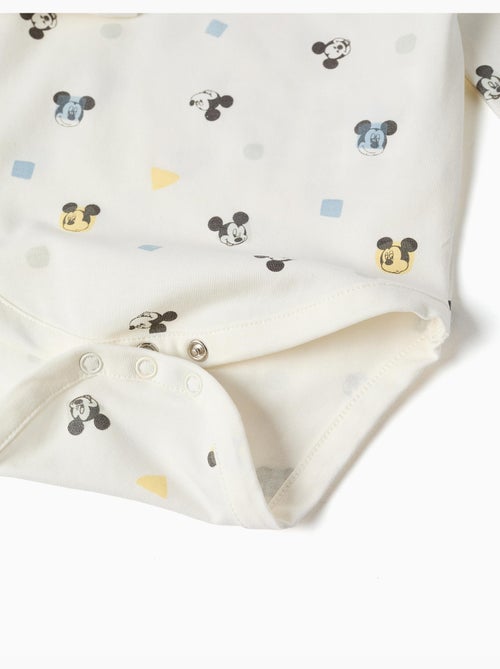 Body a manica lunga con motivo Mickey - Kiabi Body a manica lunga con motivo Mickey - Kiabi