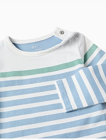 Body a manica lunga con righe