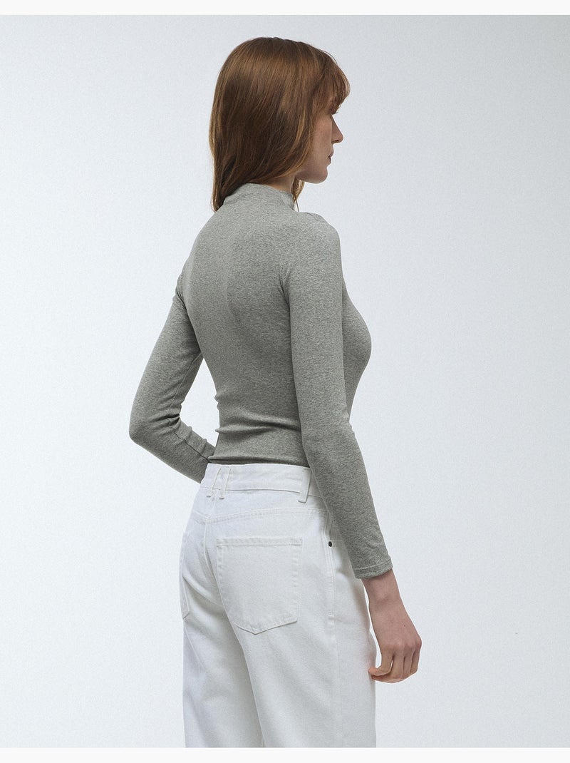 Body a manica lunga, MO Fashion Grigio - Kiabi