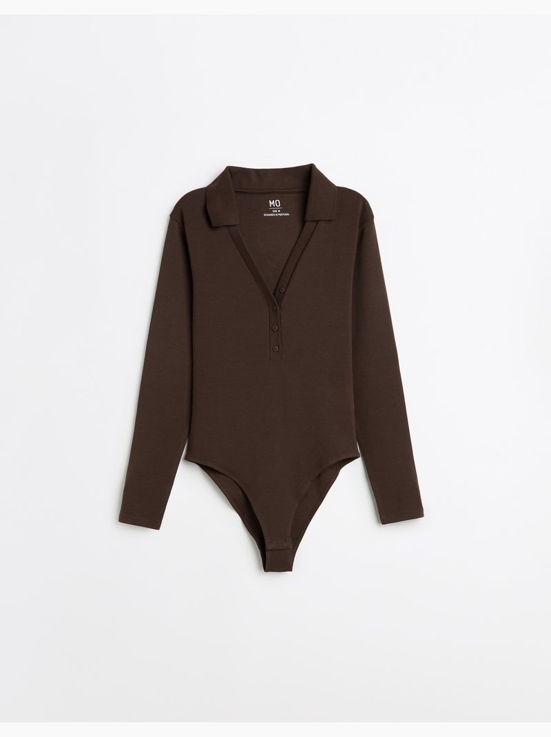 Body a manica lunga, MO Fashion Marrone - Kiabi