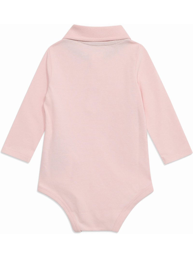 Body a maniche lunghe - lacoste Rosa chiaro - Kiabi