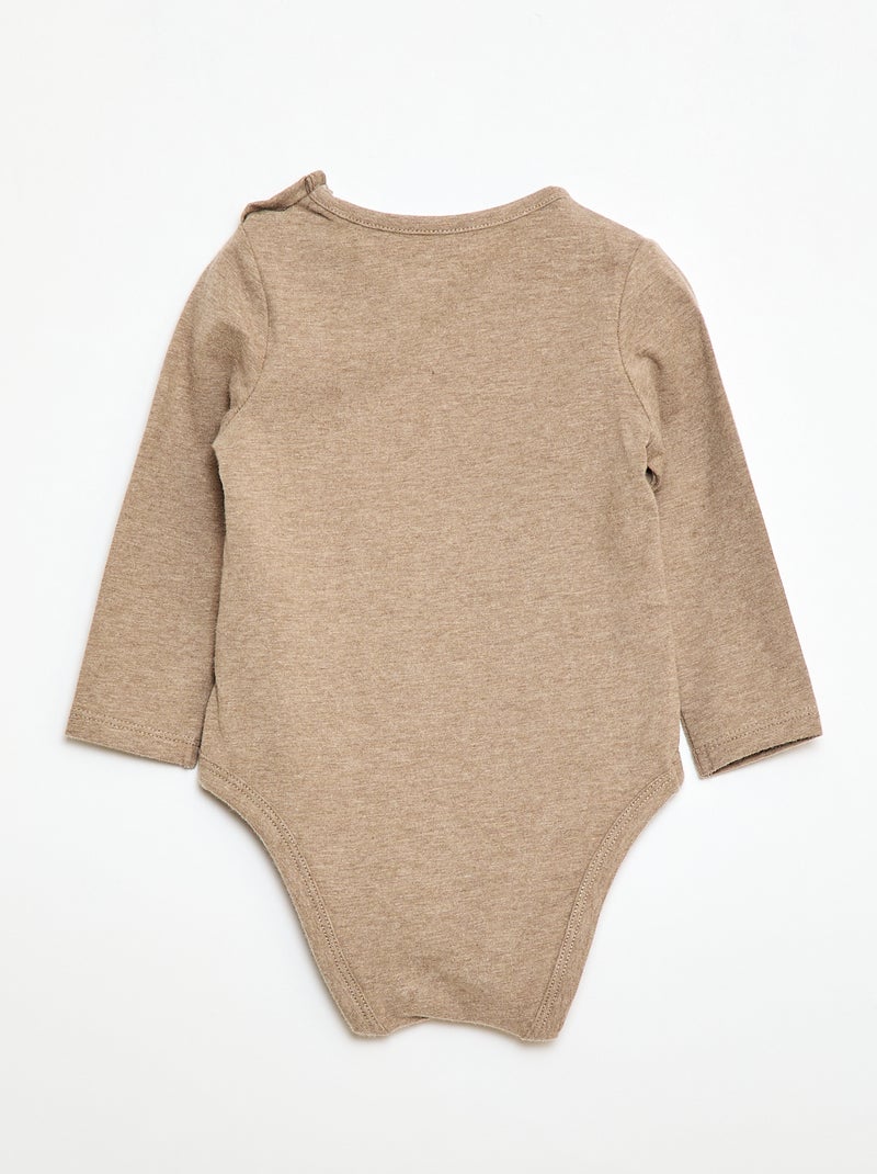 Body a maniche lunghe - unisex Grigio - Kiabi