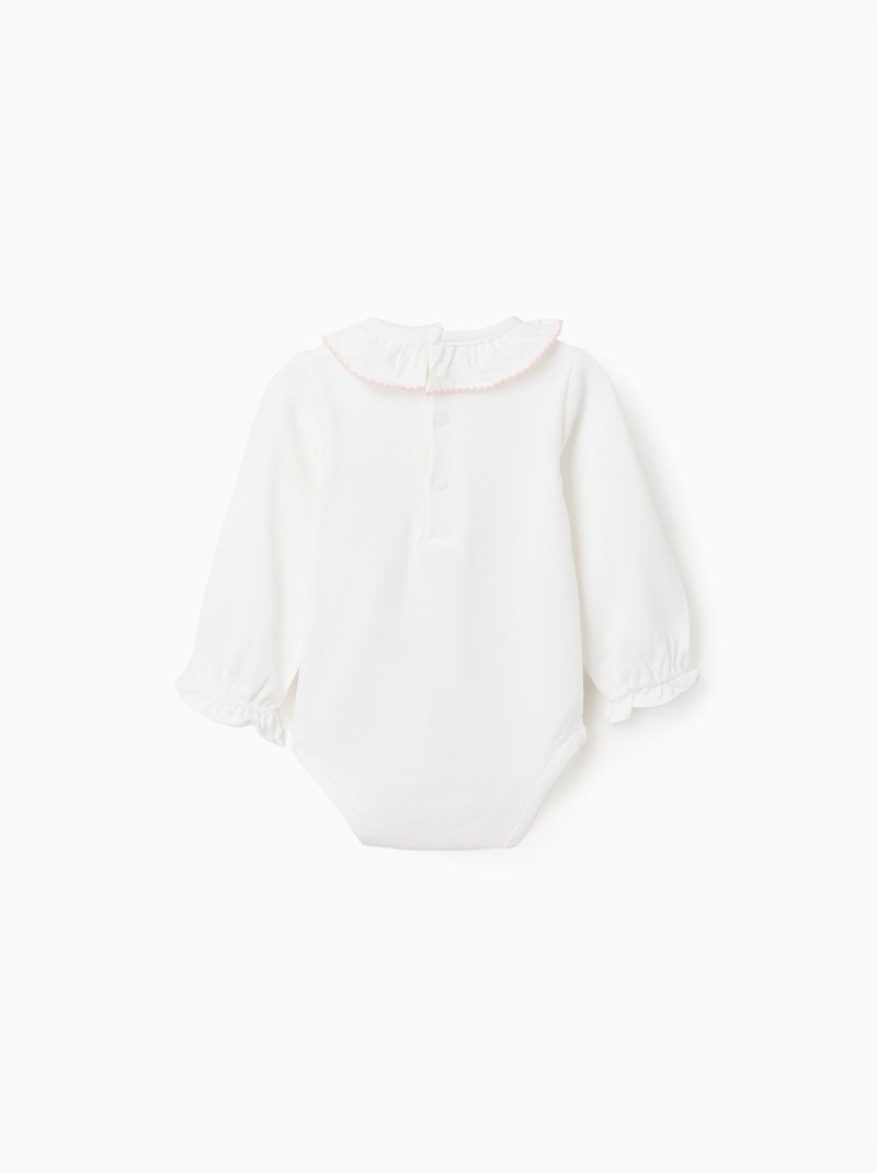 Body a maniche lunghe con stampa arcobaleno Bianco - Kiabi