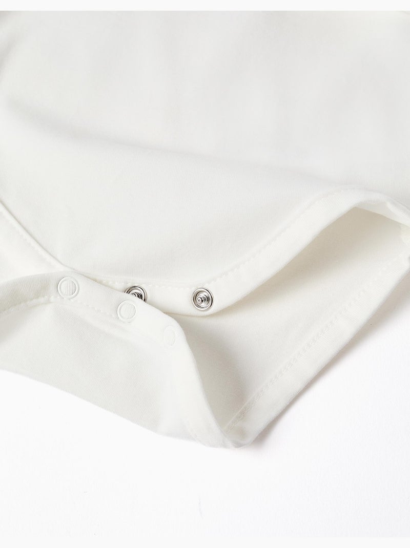 Body a maniche lunghe con stampa arcobaleno Bianco - Kiabi