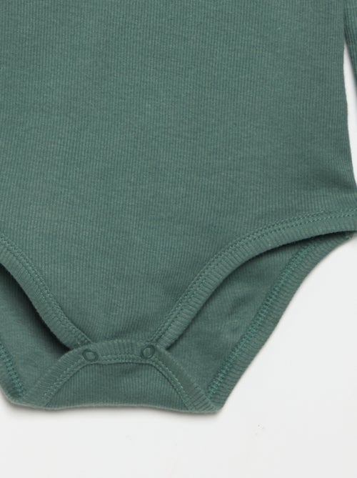 Body a maniche lunghe e collo abbottonato - Kiabi Body a maniche lunghe e collo abbottonato - Kiabi
