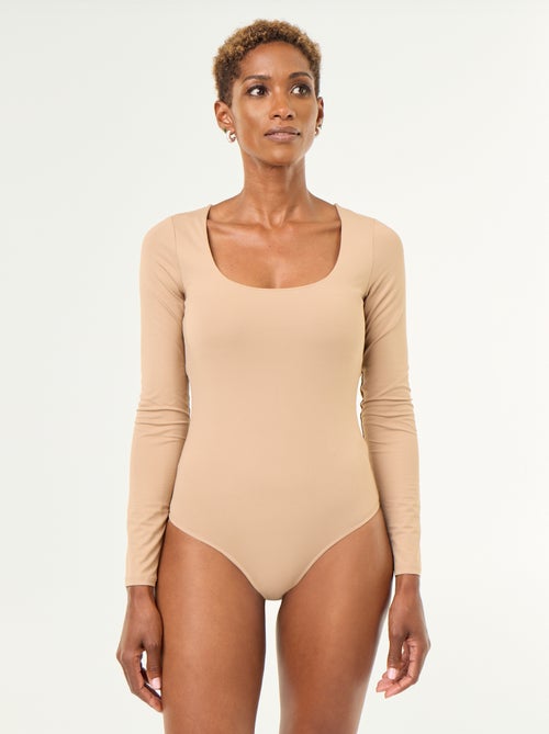 Body a maniche lunghe e collo rotondo - Kiabi Body a maniche lunghe e collo rotondo - Kiabi