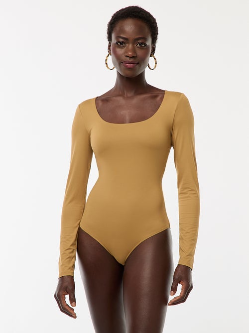 Body a maniche lunghe e collo rotondo - Kiabi