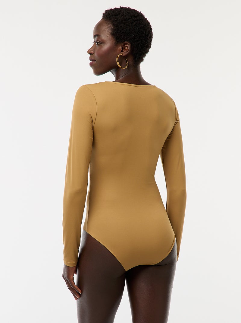 T-shirt A Maniche Lunghe E Collo Rotondo - Bianco - Donna - 7.00 - Foto 2