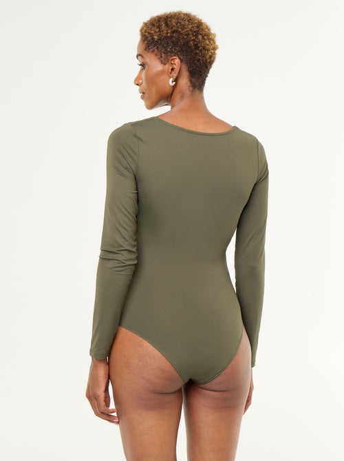 Body a maniche lunghe e collo rotondo - Kiabi Body a maniche lunghe e collo rotondo - Kiabi