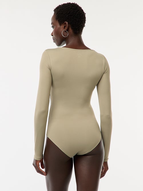 Body a maniche lunghe e collo rotondo - Kiabi
