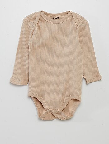 Body a maniche lunghe e scollo US - Set di 3