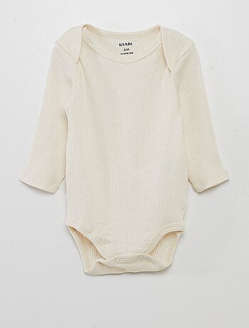 Body a maniche lunghe e scollo US - Set di 3